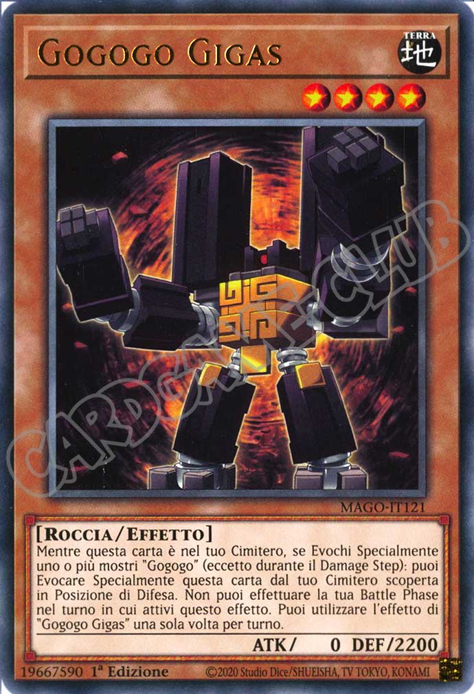 MAGO-IT121 Gogogo Gigas rara 1a Edizione (IT) -NEAR MINT-