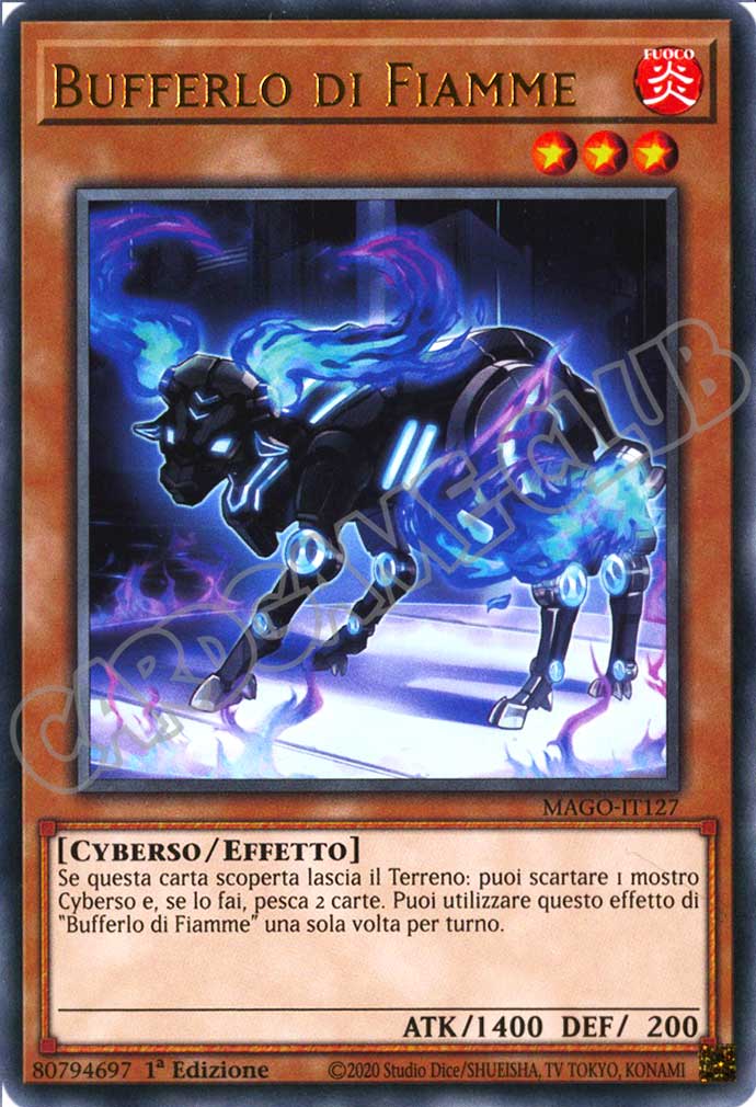 MAGO-IT127 Bufferlo di Fiamme rara 1a Edizione (IT) -NEAR MINT-