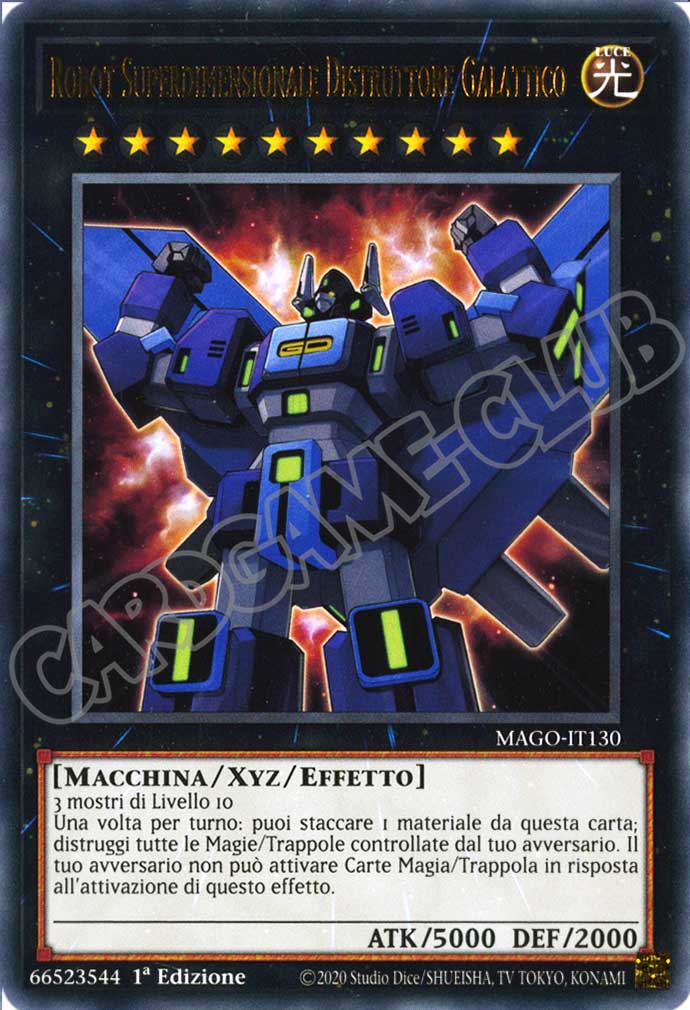 MAGO-IT130 Robot Superdimensionale Distruttore Galattico rara 1a Edizione (IT) -NEAR MINT-