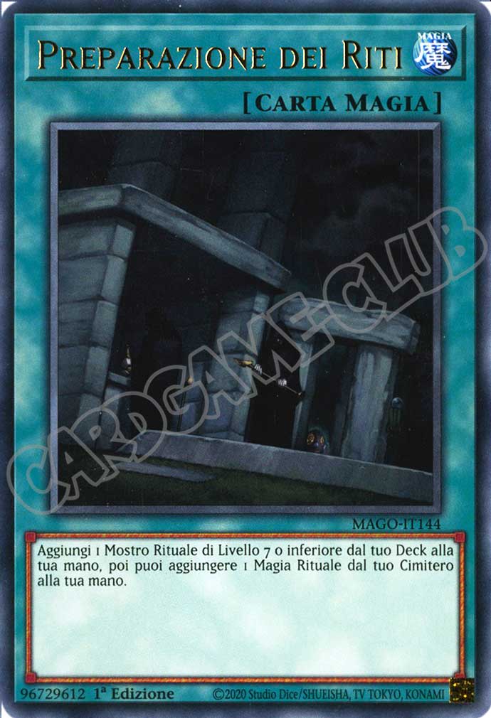 MAGO-IT144 Preparazione dei Riti rara 1a Edizione (IT) -NEAR MINT-