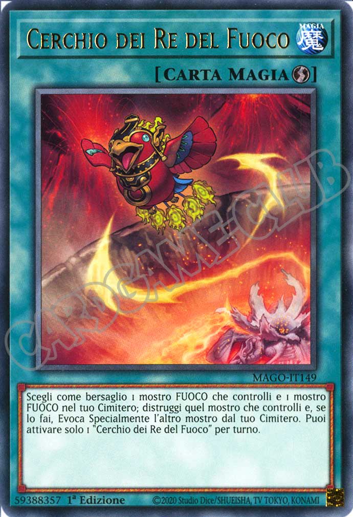 MAGO-IT149 Cerchio dei Re del Fuoco rara 1a Edizione (IT) -NEAR MINT-