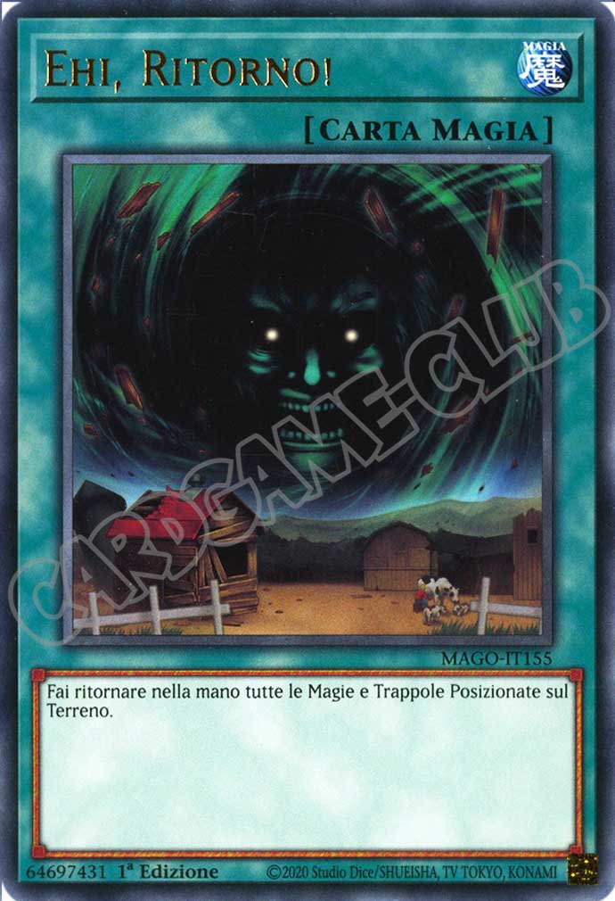 MAGO-IT155 Ehi, Ritorno! rara 1a Edizione (IT) -NEAR MINT-