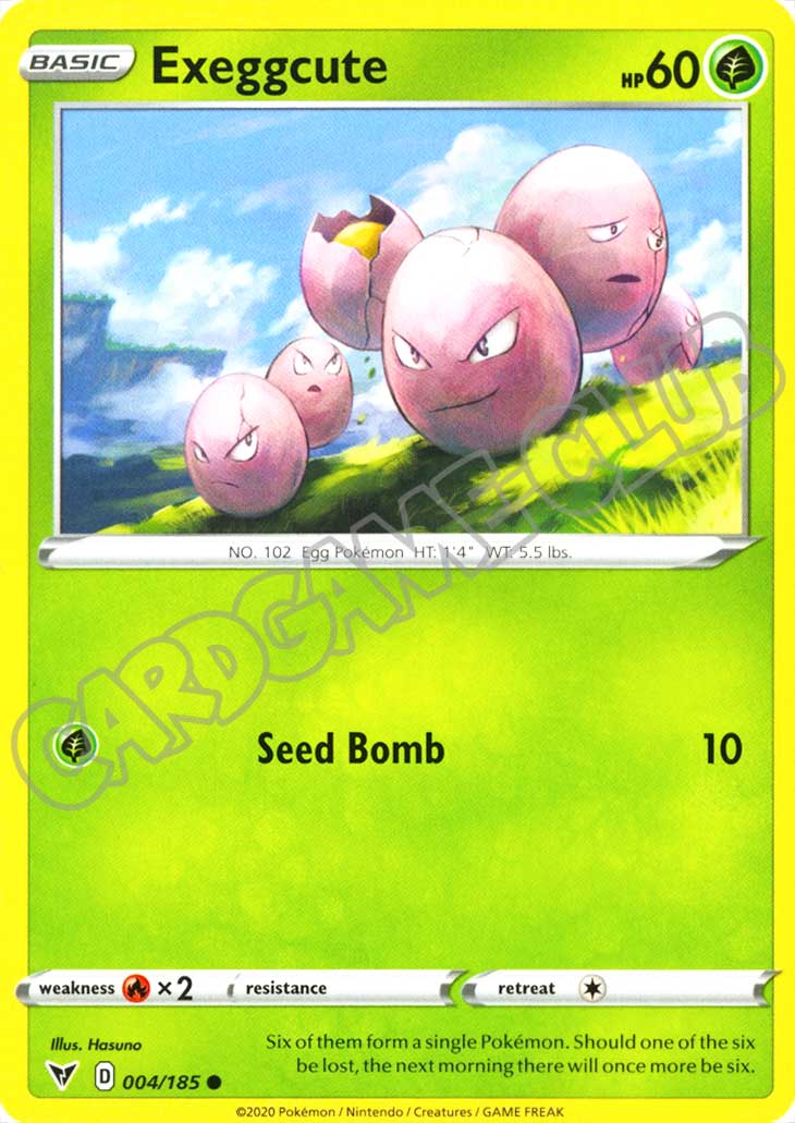 004 / 185 Exeggcute comune normale (EN) -NEAR MINT-