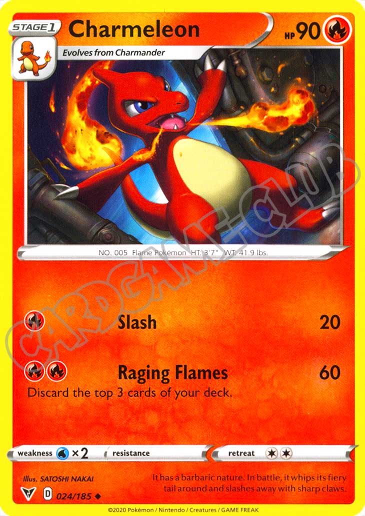 024 / 185 Charmeleon non comune normale (EN) -NEAR MINT-