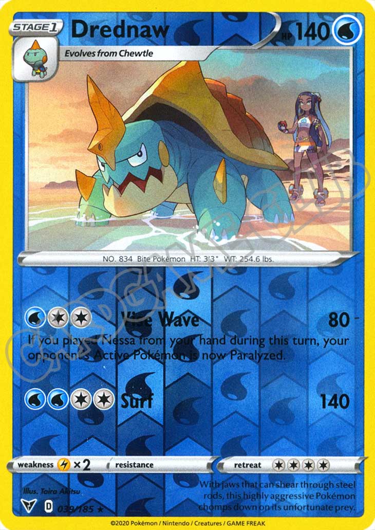 039 / 185 Drednaw rara foil reverse (EN) -NEAR MINT-