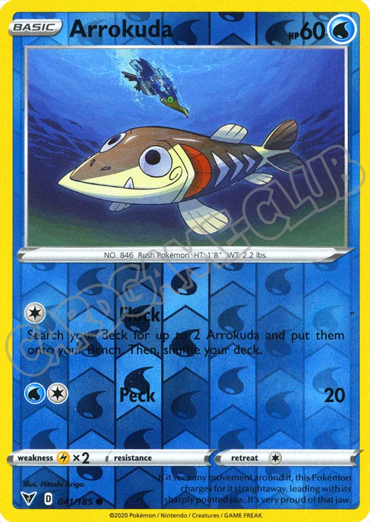 041 / 185 Arrokuda comune foil reverse (EN) -NEAR MINT-