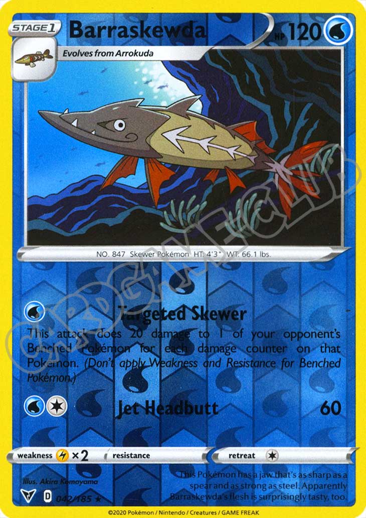 042 / 185 Barraskewda rara foil reverse (EN) -NEAR MINT-