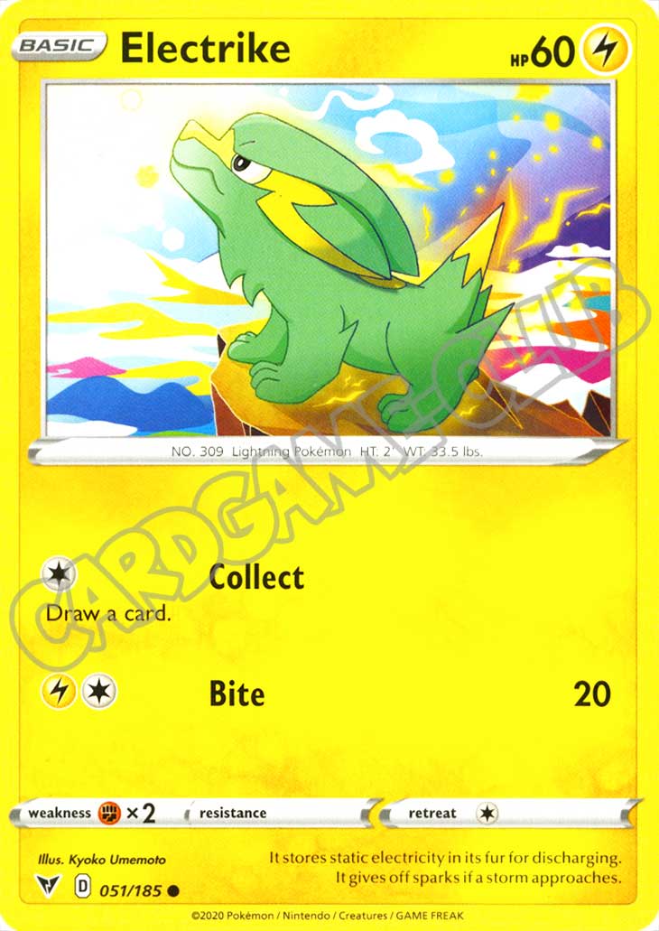 051 / 185 Electrike comune normale (EN) -NEAR MINT-