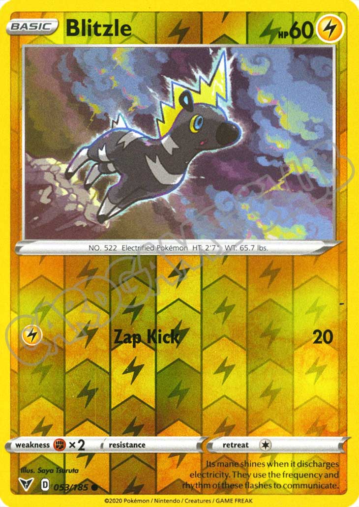 053 / 185 Blitzle comune foil reverse (EN) -NEAR MINT-