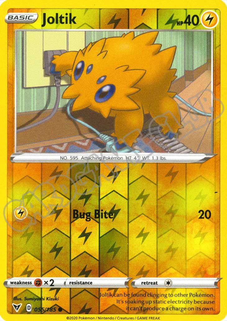 055 / 185 Joltik comune foil reverse (EN) -NEAR MINT-