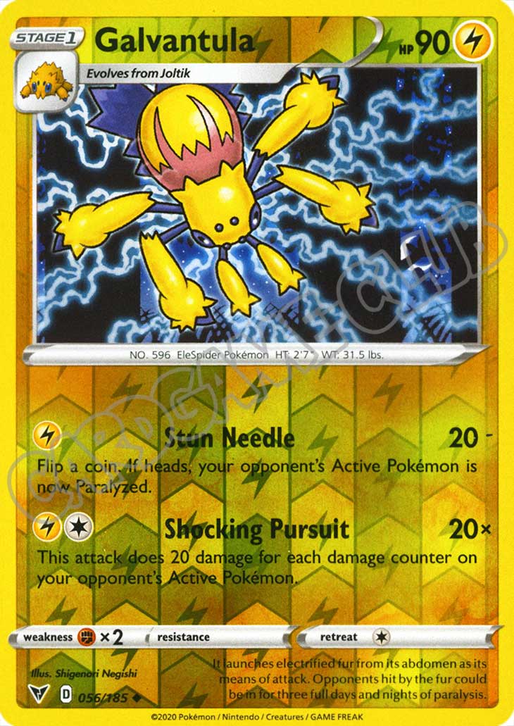 056 / 185 Galvantula non comune foil reverse (EN) -NEAR MINT-