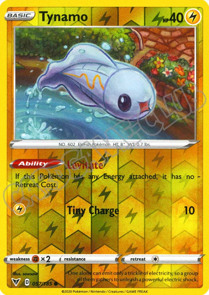 057 / 185 Tynamo comune foil reverse (EN) -NEAR MINT-