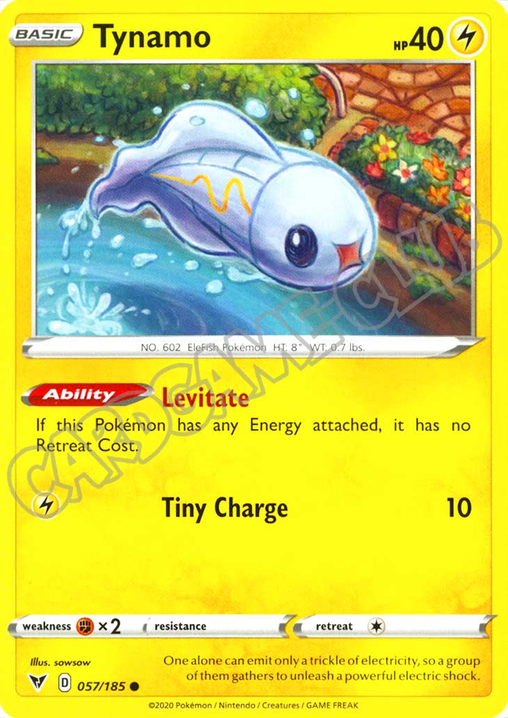 057 / 185 Tynamo comune normale (EN) -NEAR MINT-