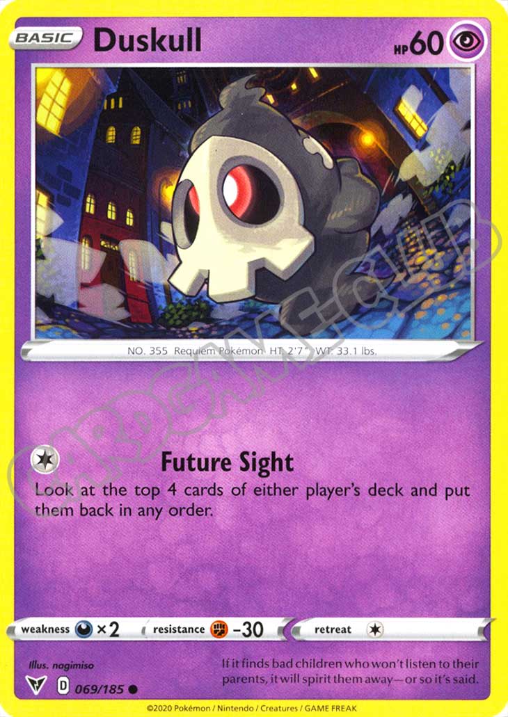 069 / 185 Duskull comune normale (EN) -NEAR MINT-