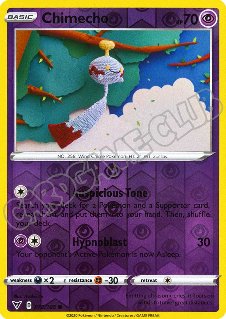 072 / 185 Chimecho comune foil reverse (EN) -NEAR MINT-