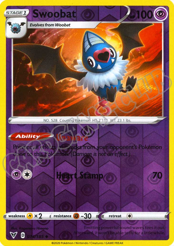 074 / 185 Swoobat non comune foil reverse (EN) -NEAR MINT-