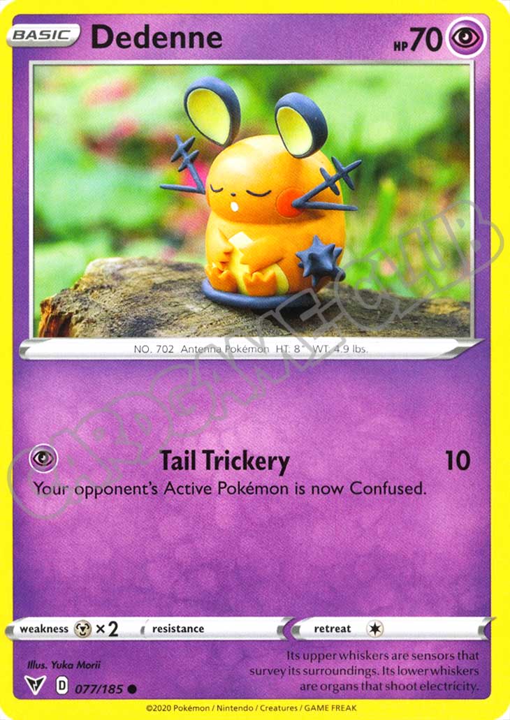 077 / 185 Dedenne comune normale (EN) -NEAR MINT-