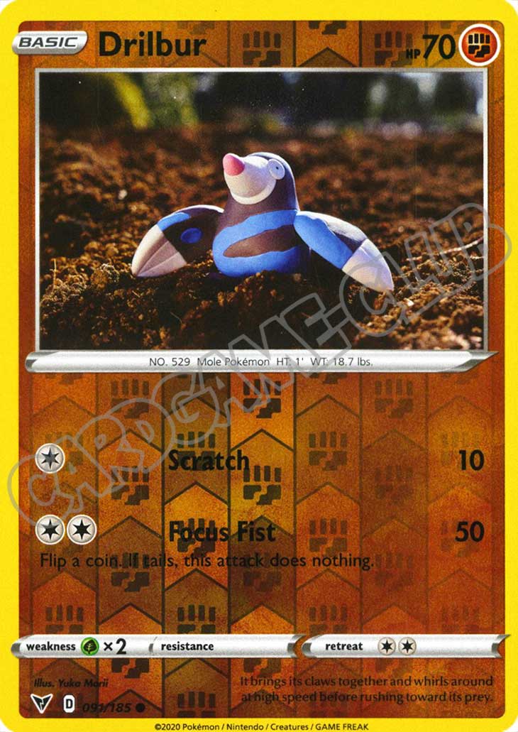 091 / 185 Drilbur comune foil reverse (EN) -NEAR MINT-
