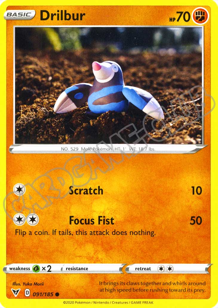 091 / 185 Drilbur comune normale (EN) -NEAR MINT-