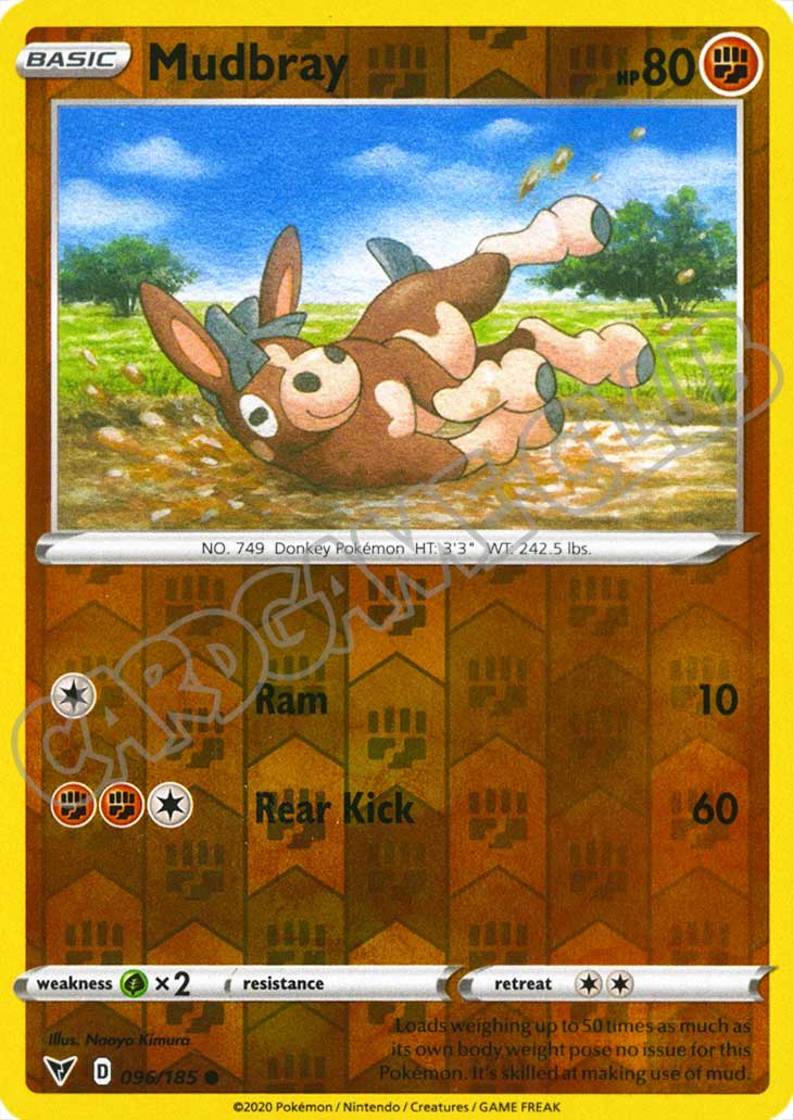 096 / 185 Mudbray comune foil reverse (EN) -NEAR MINT-