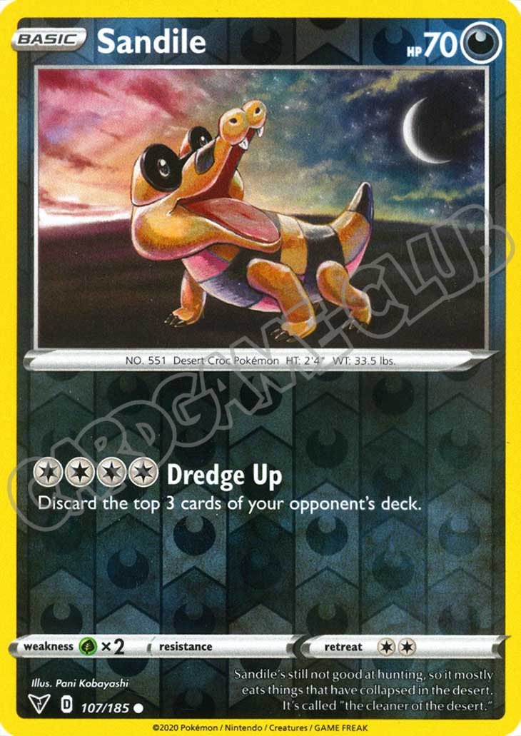 107 / 185 Sandile comune foil reverse (EN) -NEAR MINT-