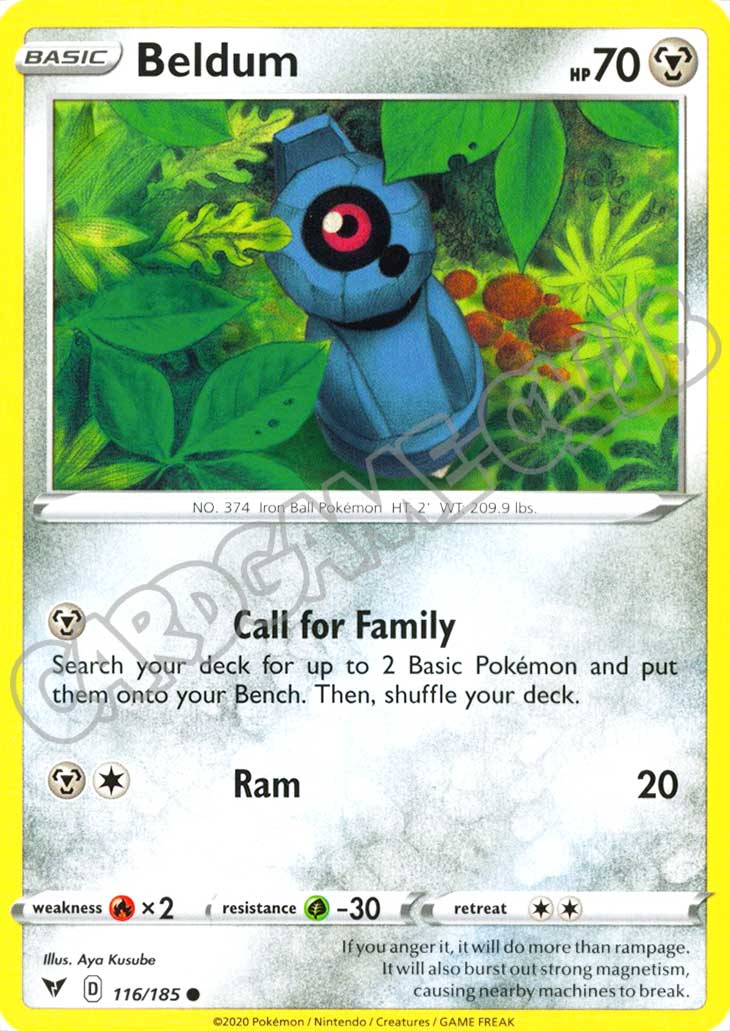 116 / 185 Beldum comune normale (EN) -NEAR MINT-