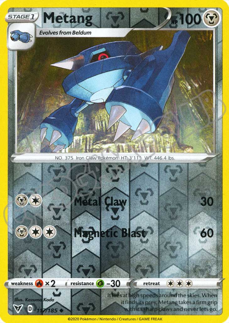 117 / 185 Metang non comune foil reverse (EN) -NEAR MINT-