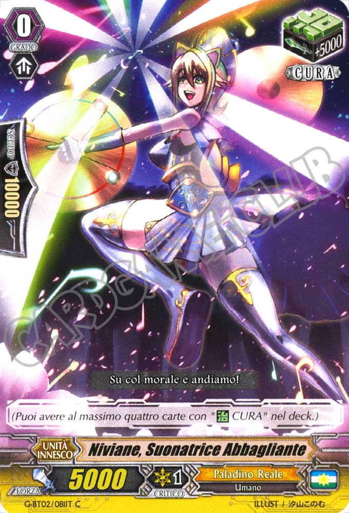 G-BT02-IT081 Niviane, Suonatrice Abbagliante comune normale (IT) -NEAR MINT-
