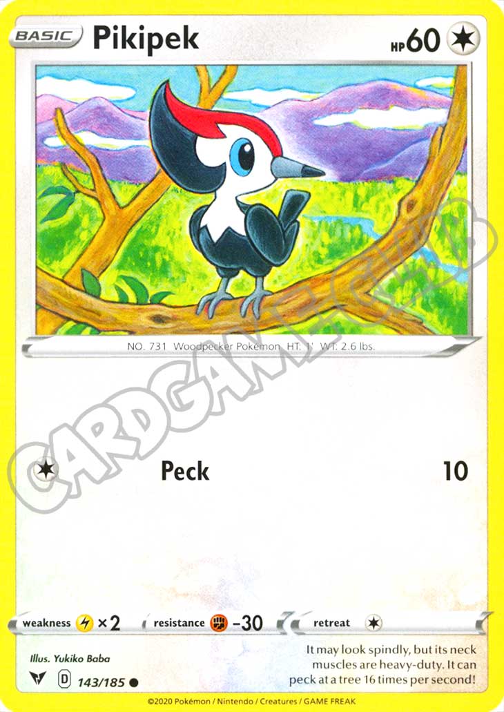 143 / 185 Pikipek comune normale (EN) -NEAR MINT-