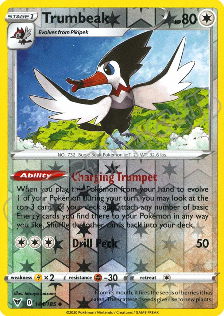 144 / 185 Trumbeak non comune foil reverse (EN) -NEAR MINT-