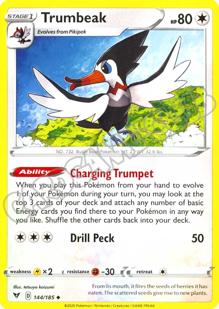 144 / 185 Trumbeak non comune normale (EN) -NEAR MINT-