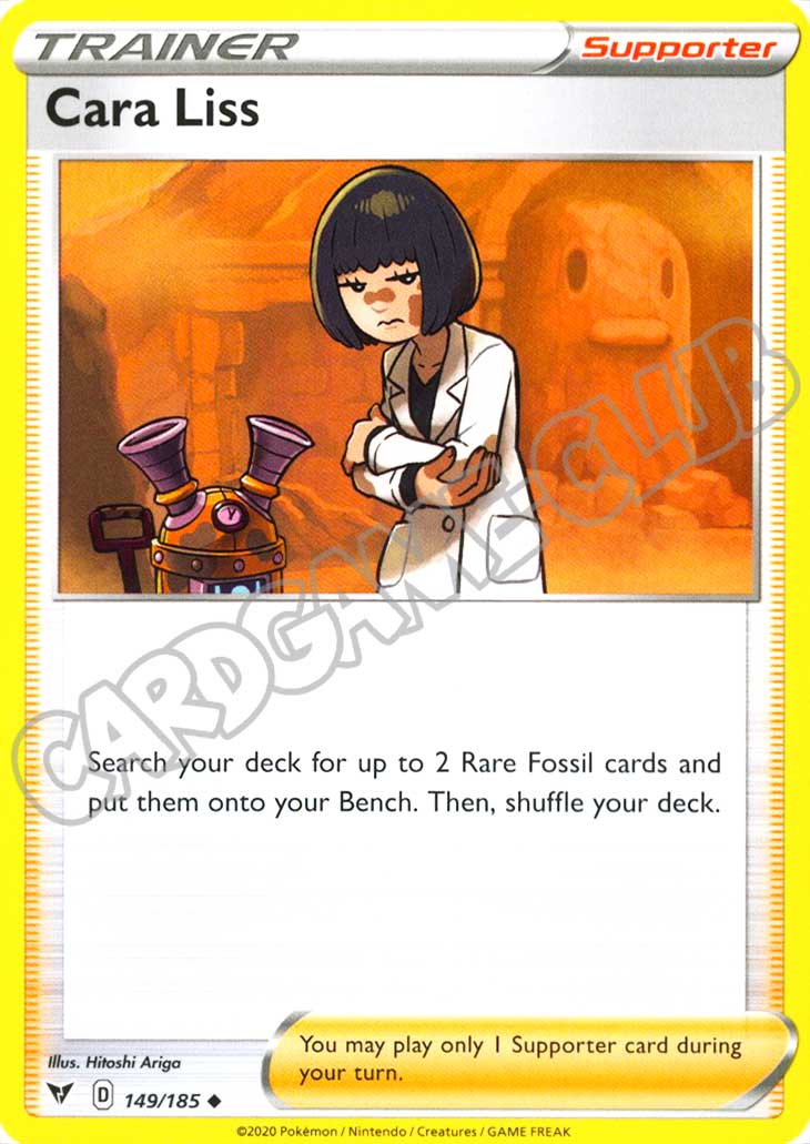 149 / 185 Cara Liss non comune normale (EN) -NEAR MINT-