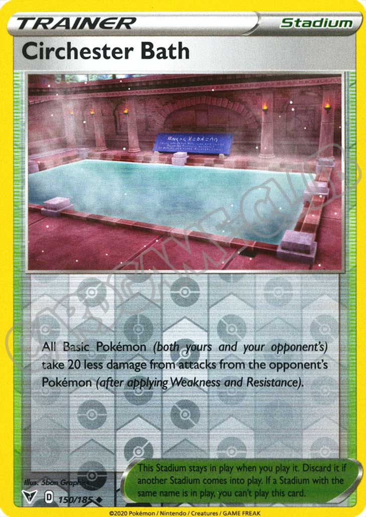 150 / 185 Circhester Bath non comune foil reverse (EN) -NEAR MINT-