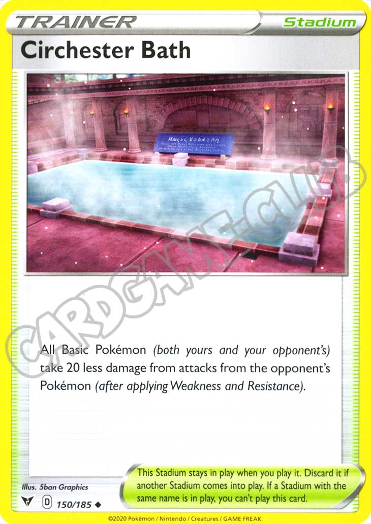 150 / 185 Circhester Bath non comune normale (EN) -NEAR MINT-