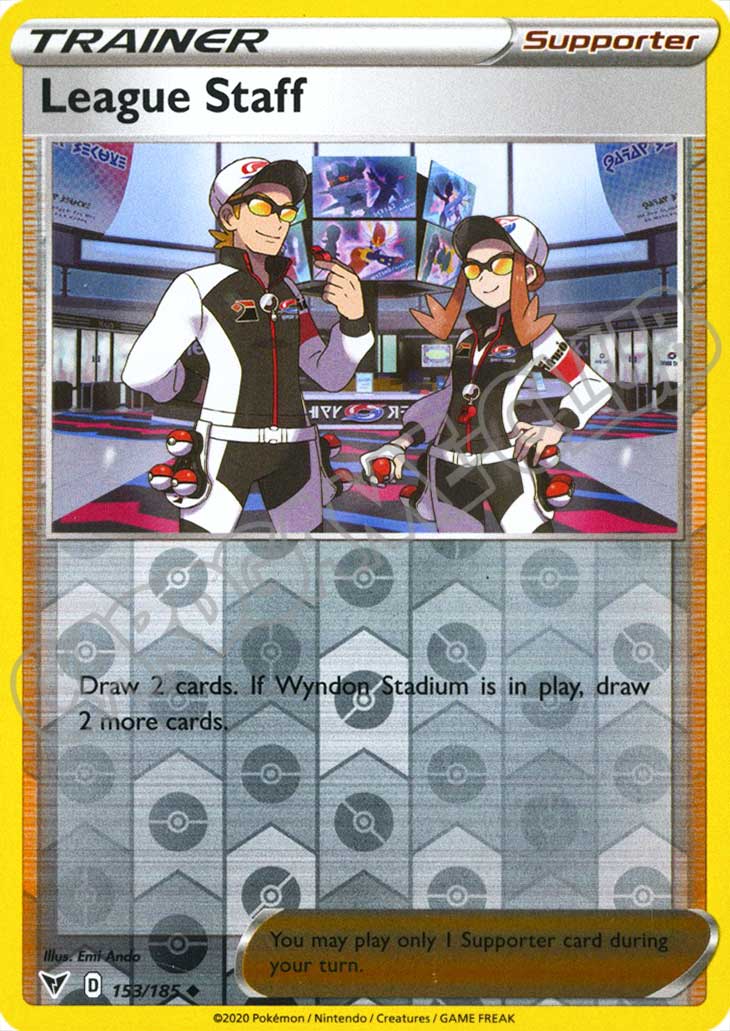 153 / 185 League Staff non comune foil reverse (EN) -NEAR MINT-