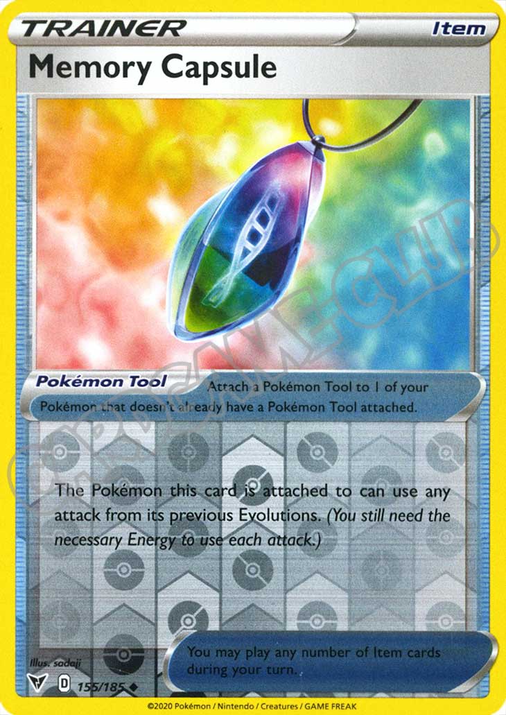 155 / 185 Memory Capsule non comune foil reverse (EN) -NEAR MINT-