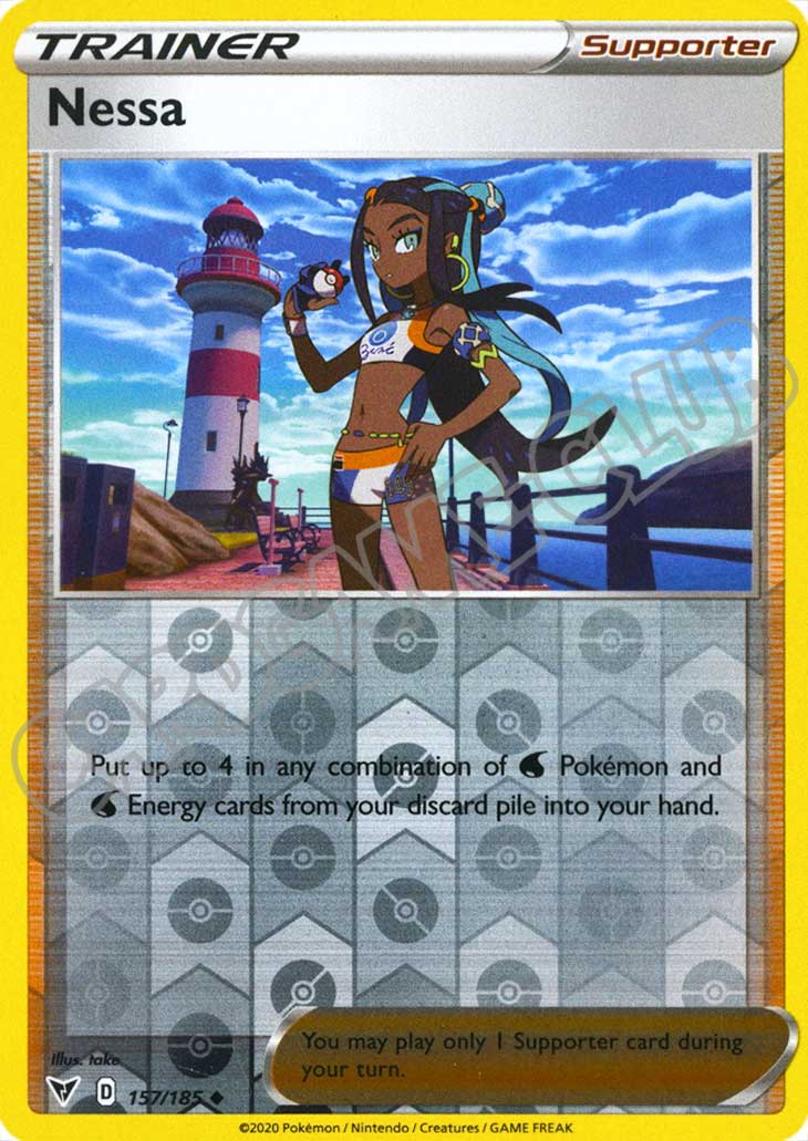 157 / 185 Nessa non comune foil reverse (EN) -NEAR MINT-