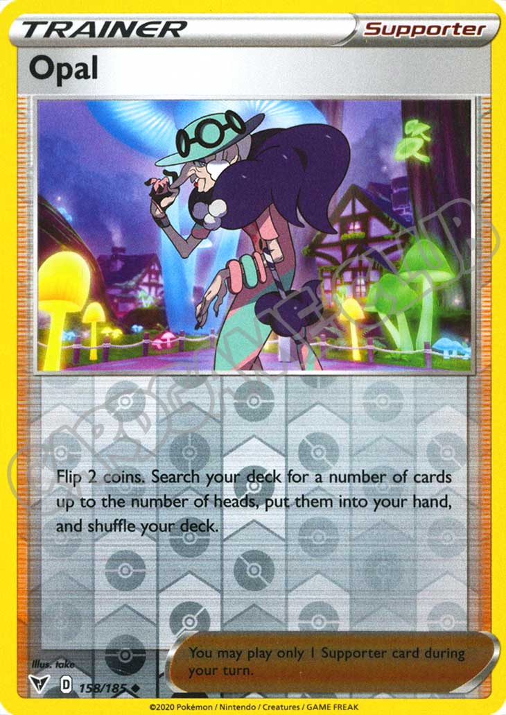 158 / 185 Opal non comune foil reverse (EN) -NEAR MINT-