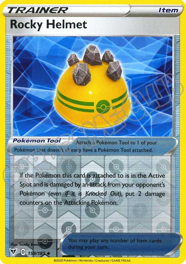 159 / 185 Rocky Helmet non comune foil reverse (EN) -NEAR MINT-