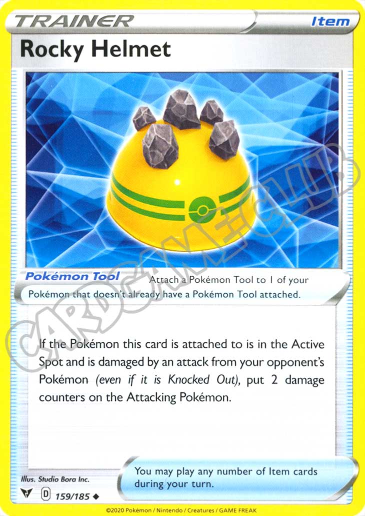 159 / 185 Rocky Helmet non comune normale (EN) -NEAR MINT-