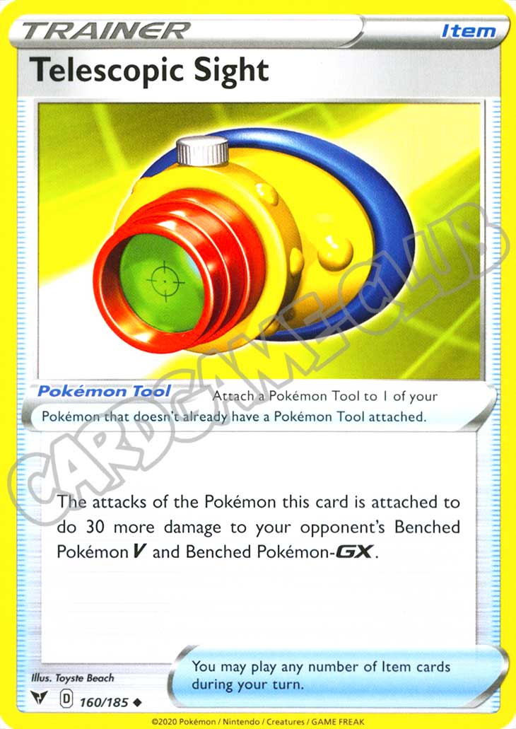 160 / 185 Telescopic Sight non comune normale (EN) -NEAR MINT-