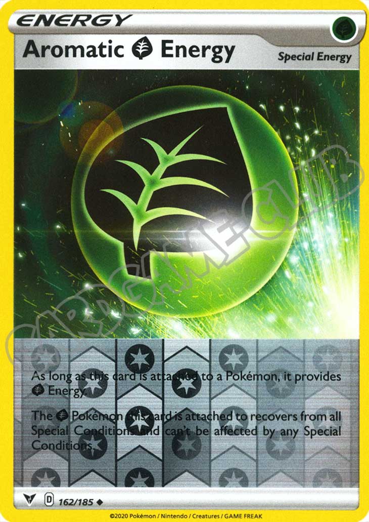 162 / 185 Aromatic Grass Energy non comune foil reverse (EN) -NEAR MINT-
