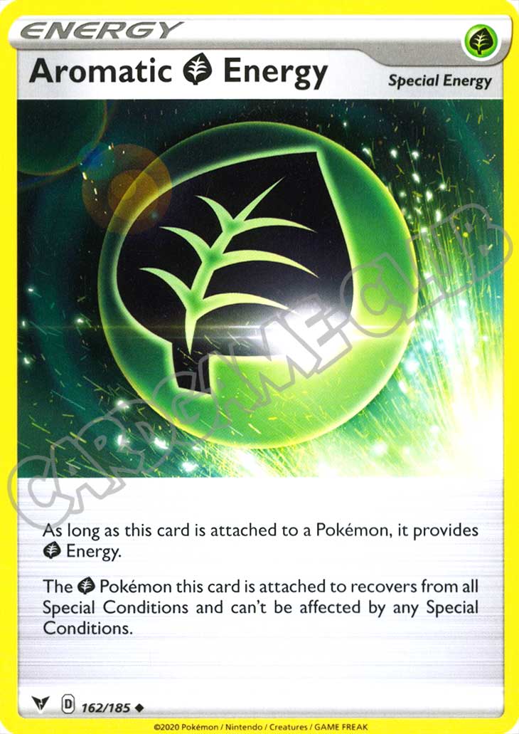 162 / 185 Aromatic Grass Energy non comune normale (EN) -NEAR MINT-