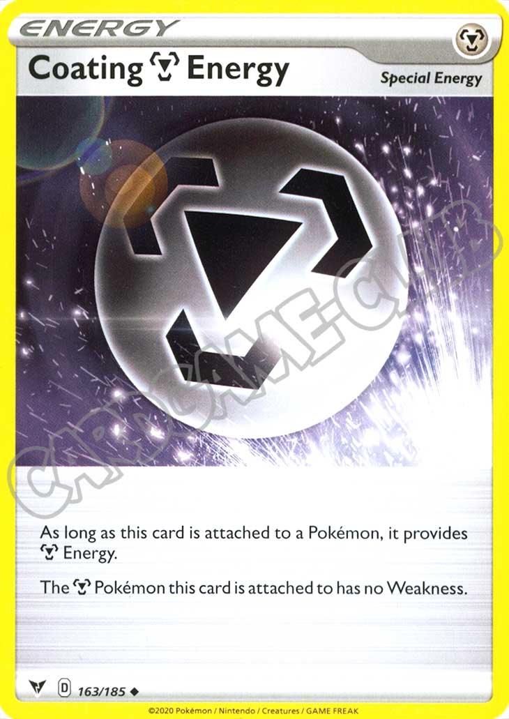 163 / 185 Coating Metal Energy non comune normale (EN) -NEAR MINT-