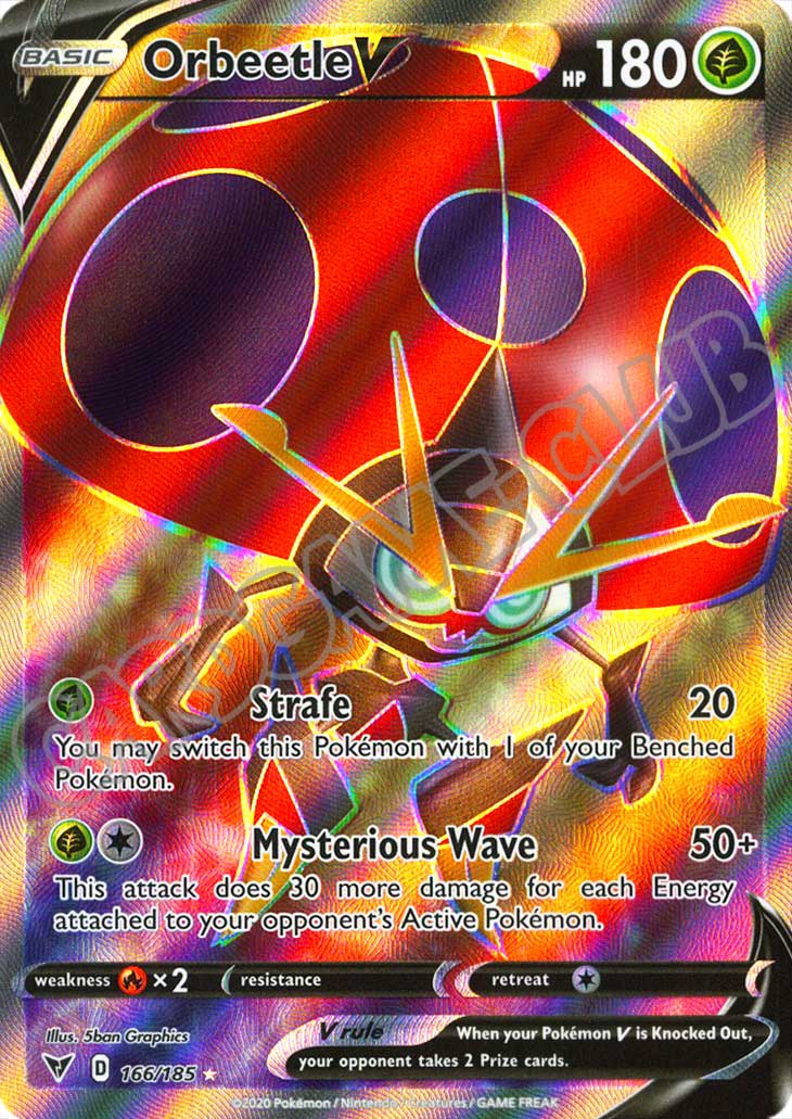 166 / 185 Orbeetle V ultra rara foil (EN) -NEAR MINT-