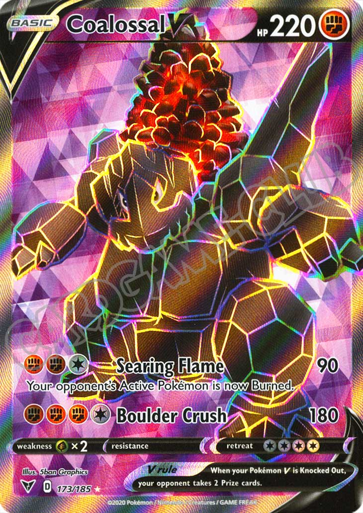 173 / 185 Coalossal V ultra rara foil (EN) -NEAR MINT-
