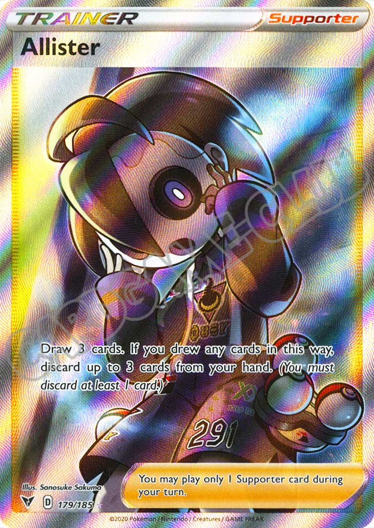 179 / 185 Allister ultra rara foil (EN) -NEAR MINT-