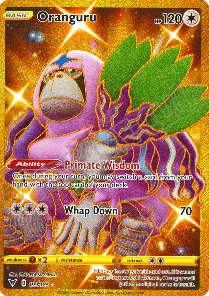 199 / 185 Oranguru rara segreta foil (EN) -NEAR MINT-
