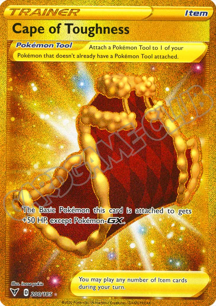 200 / 185 Cape of Toughness rara segreta foil (EN) -NEAR MINT-