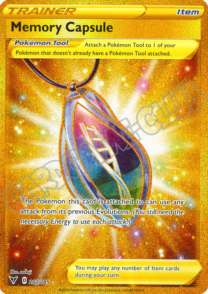 202 / 185 Memory Capsule rara segreta foil (EN) -NEAR MINT-